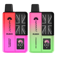 Hayati Rubik 7000 Puffs Disposable Vape Kit Pack of 5 - Banana Ice