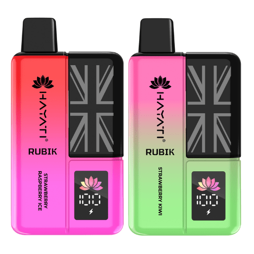 Hayati Rubik 7000 Puffs Disposable Vape Kit Pack of 5 - Banana Ice