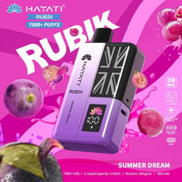 Hayati Rubik 7000 Puffs Disposable Vape Kit Pack of 5 - Banana Ice