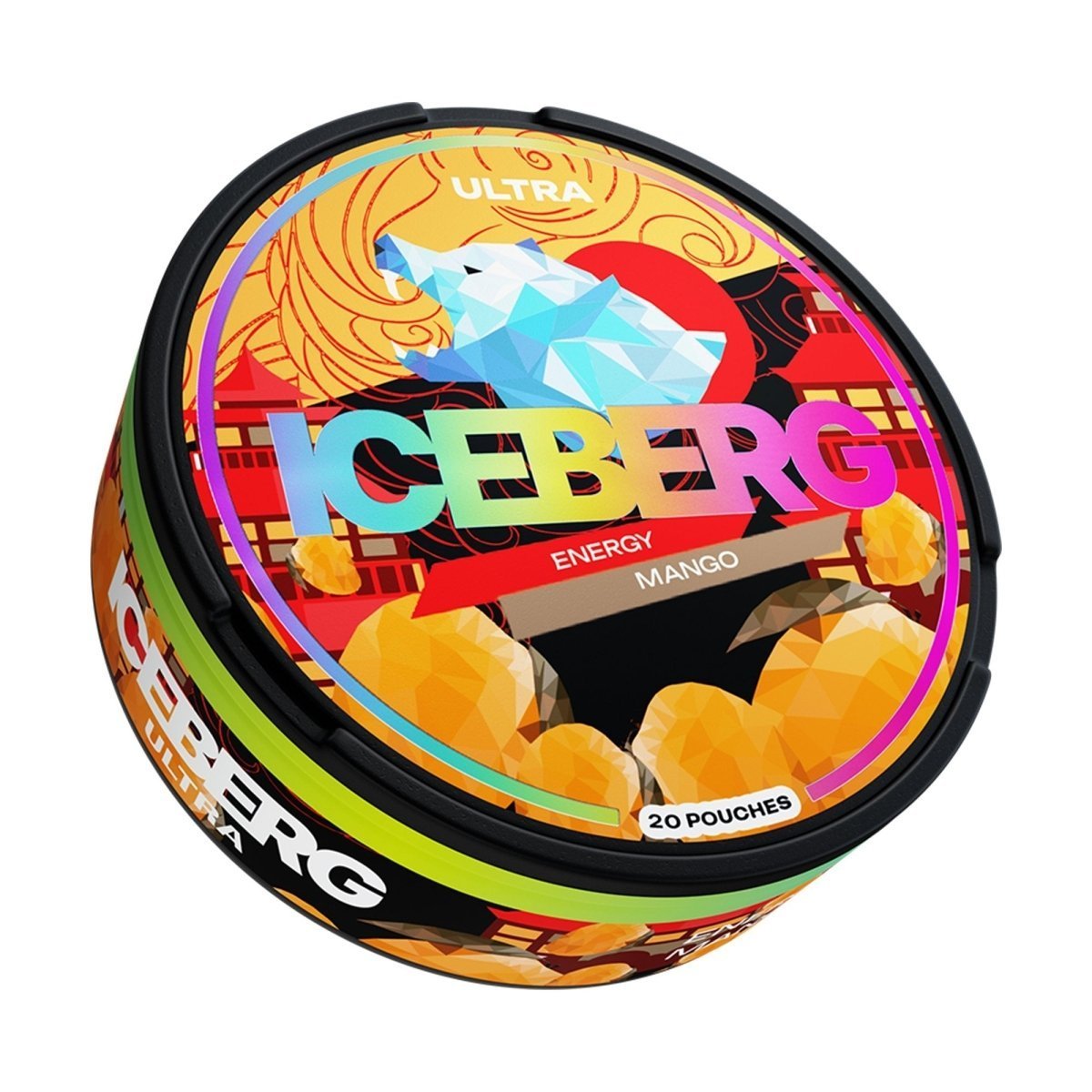 Iceberg Nicotine Pouches Box of 10 - Energy Mango