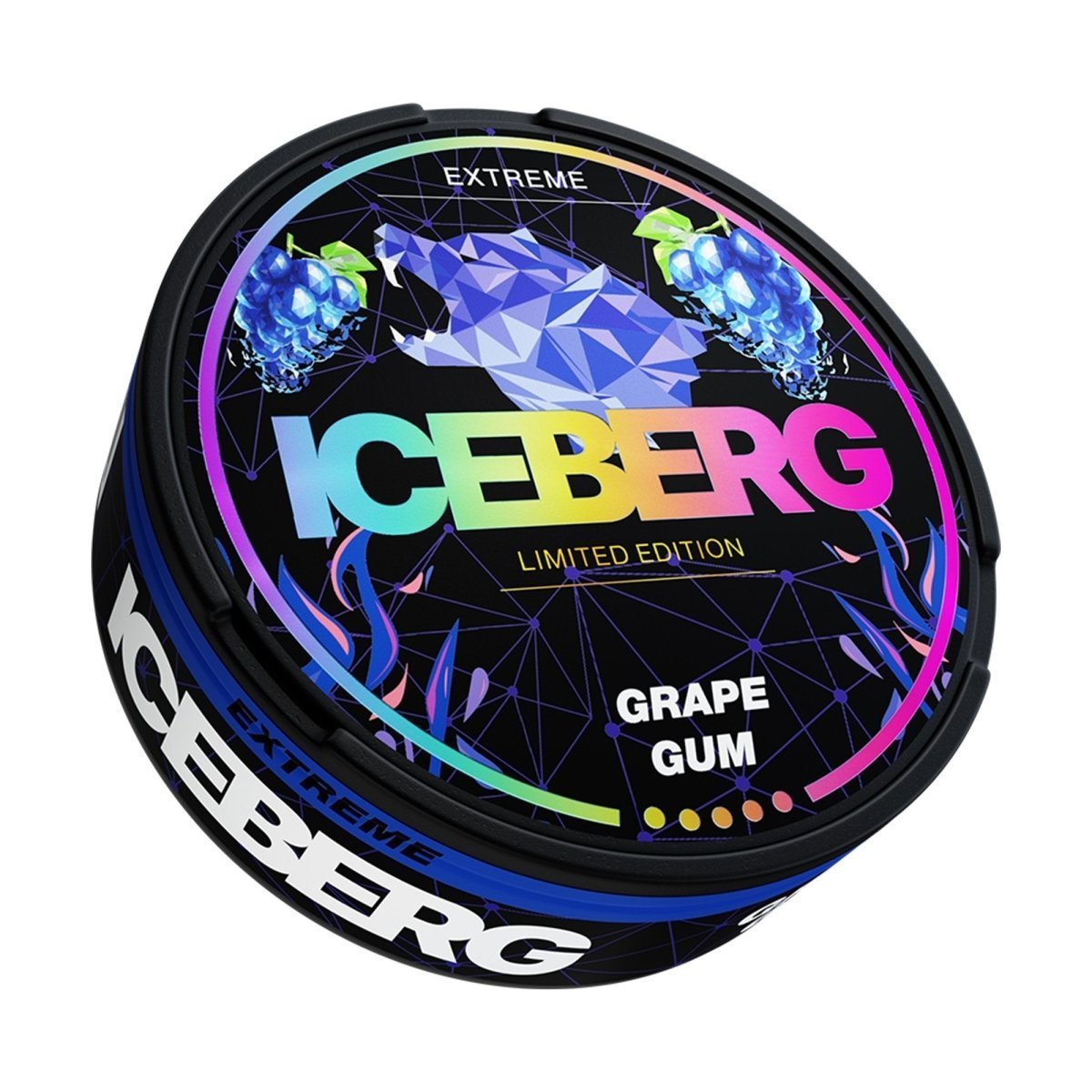 Iceberg Nicotine Pouches Box of 10 - Grape Gum