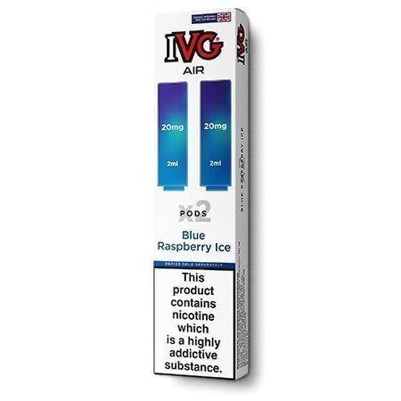IVG 2400 Reload 2 - in - 1 Prefilled Pods | Pack of 5 - Blue Raspberry Ice