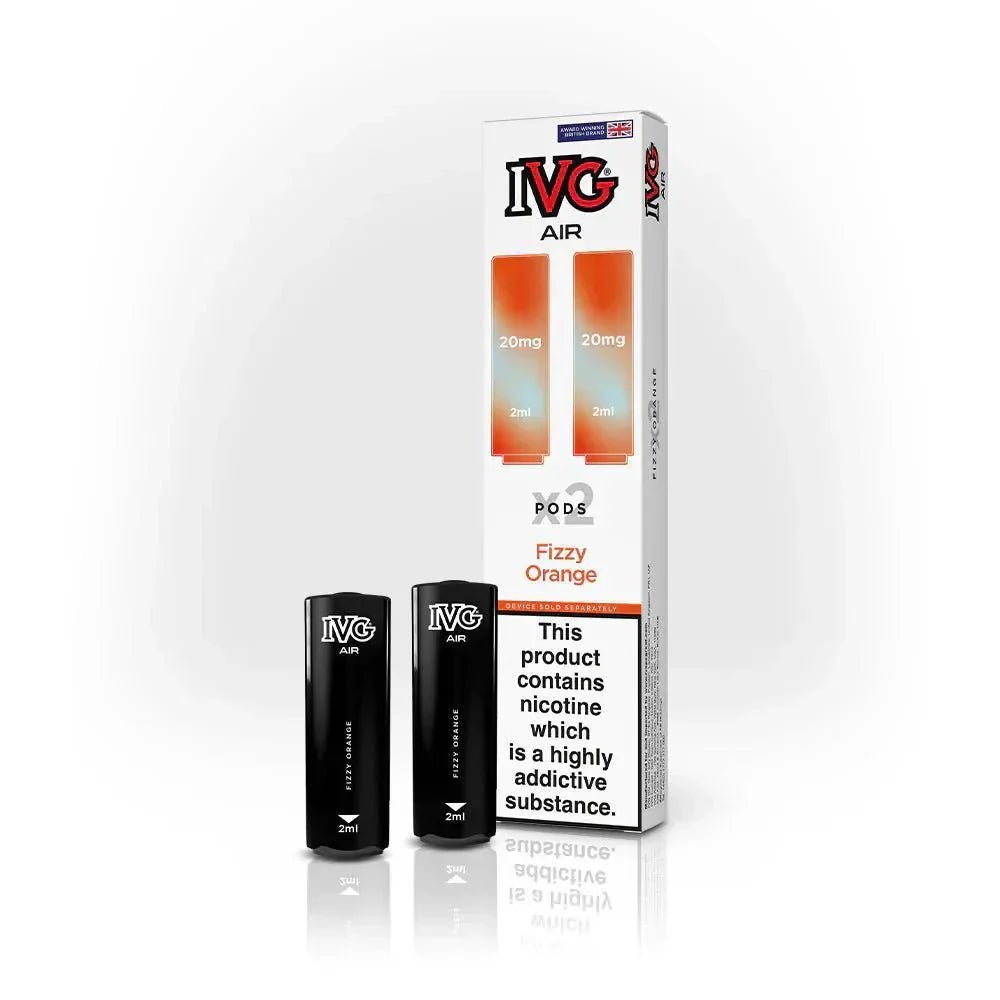 IVG 2400 Reload 2 - in - 1 Prefilled Pods | Pack of 5 - Fizzy Orange