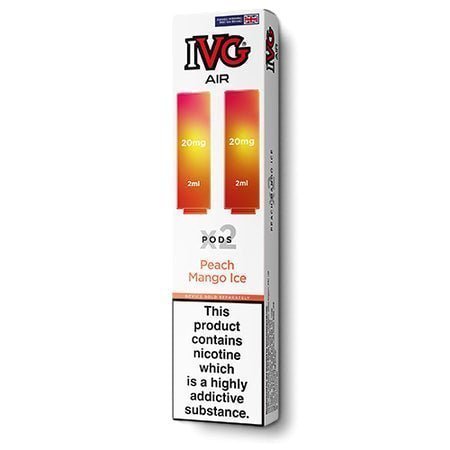IVG 2400 Reload 2 - in - 1 Prefilled Pods | Pack of 5 - Peach Mango Ice
