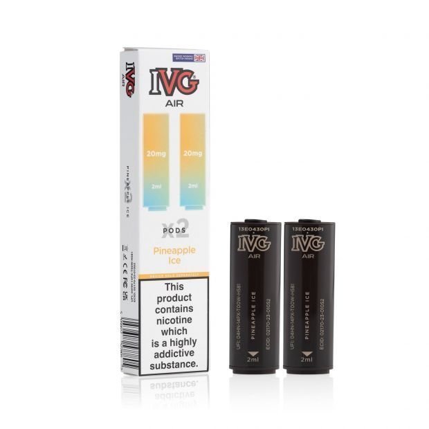 IVG 2400 Reload 2 - in - 1 Prefilled Pods | Pack of 5 - Pineapple Ice