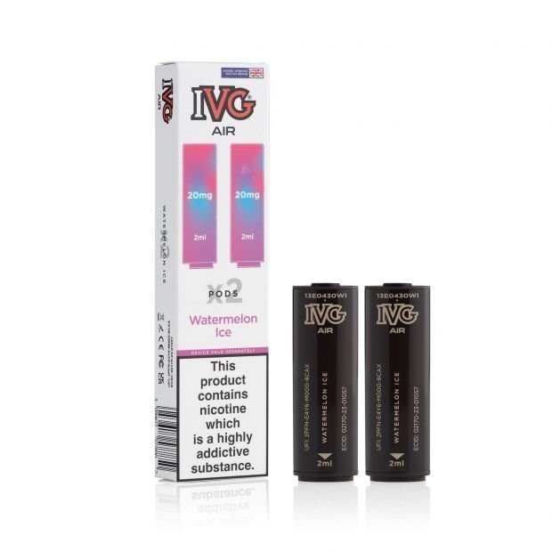 IVG 2400 Reload 2 - in - 1 Prefilled Pods | Pack of 5 - Watermelon Ice