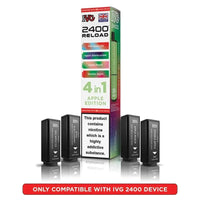 IVG 2400 Reload 4 in 1 Prefilled Pods | Pack of 5 - Apple Edition