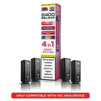 IVG 2400 Reload 4 in 1 Prefilled Pods | Pack of 5 - Berry Edition