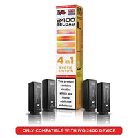 IVG 2400 Reload 4 in 1 Prefilled Pods | Pack of 5 - Exotic Edition