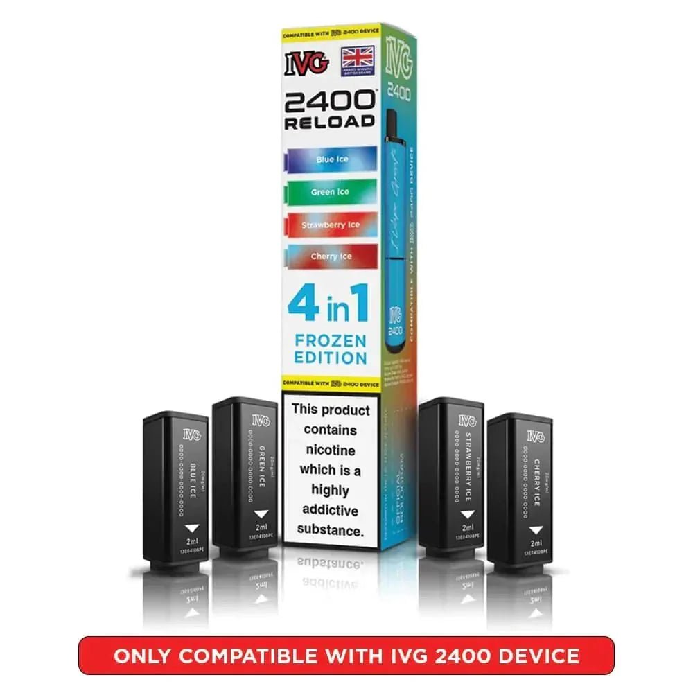 IVG 2400 Reload 4 in 1 Prefilled Pods | Pack of 5 - Frozen Edition