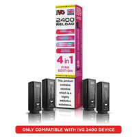 IVG 2400 Reload 4 in 1 Prefilled Pods | Pack of 5 - Pink Edition