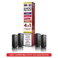 IVG 2400 Reload 4 in 1 Prefilled Pods | Pack of 5 - Pomegranate Edition