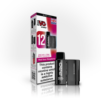 IVG Pro 12 Prefilled Vape Pods Box of 10 - Red Sour Raspberry