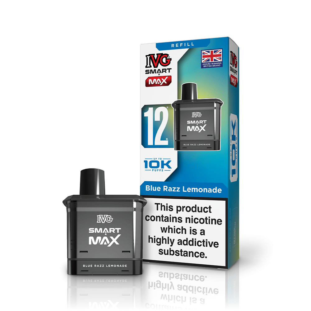 IVG Smart Max 10k Replacement Pods Pack of 5 - Blue Razz Lemonade