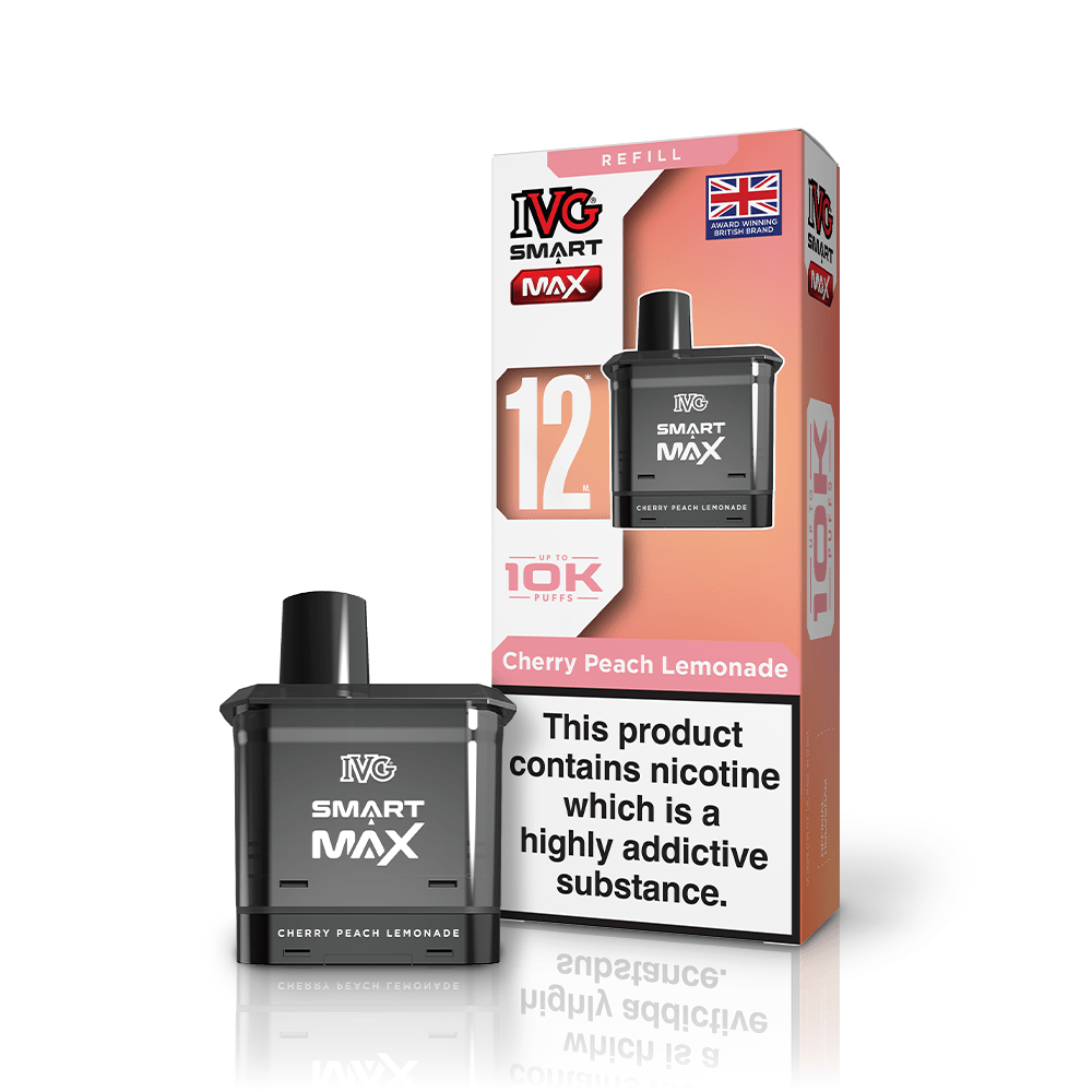 IVG Smart Max 10k Replacement Pods Pack of 5 - Cherry Peach Lemonade