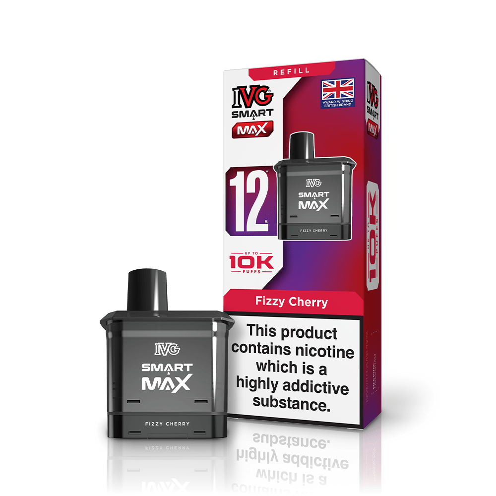 IVG Smart Max 10k Replacement Pods Pack of 5 - Fizzy Cherry