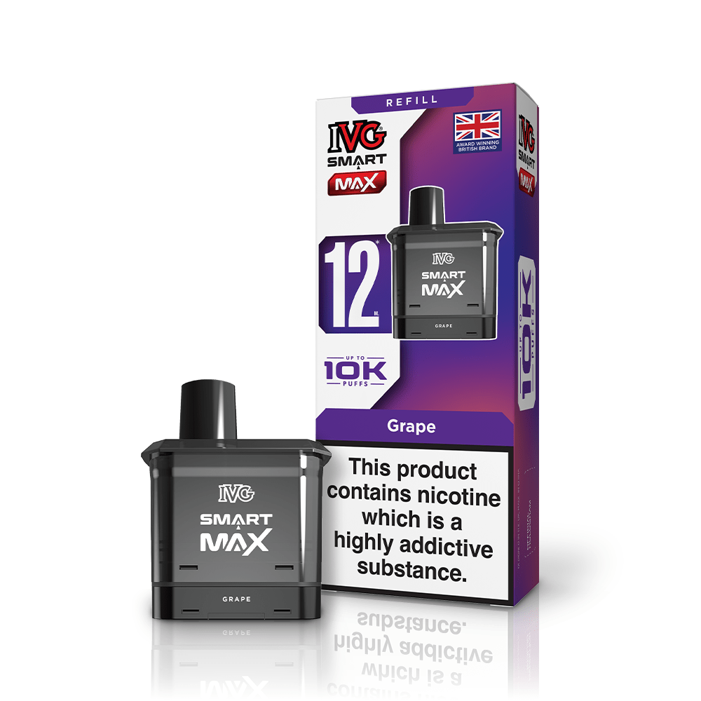 IVG Smart Max 10k Replacement Pods Pack of 5 - Grape