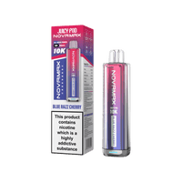 Juicy Pod Novamax 10k Prefilled Pod Vape Kit Pack of 5 - Blue Razz Cherry