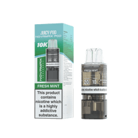Juicy Pod Novamax 10k Replacement Pods - 10 pack - Fresh Mint
