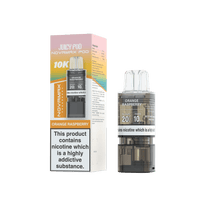 Juicy Pod Novamax 10k Replacement Pods - 10 pack - Orange Raspberry