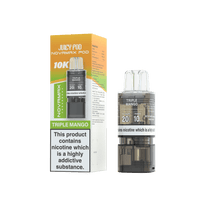 Juicy Pod Novamax 10k Replacement Pods - 10 pack - Triple Mango