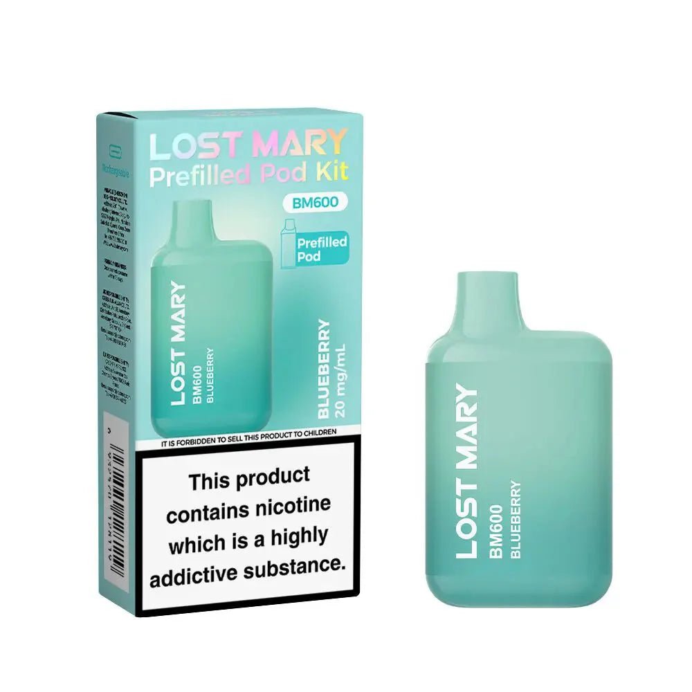 Lost Mary BM600 Pod Kit Box of 10 - Blueberry