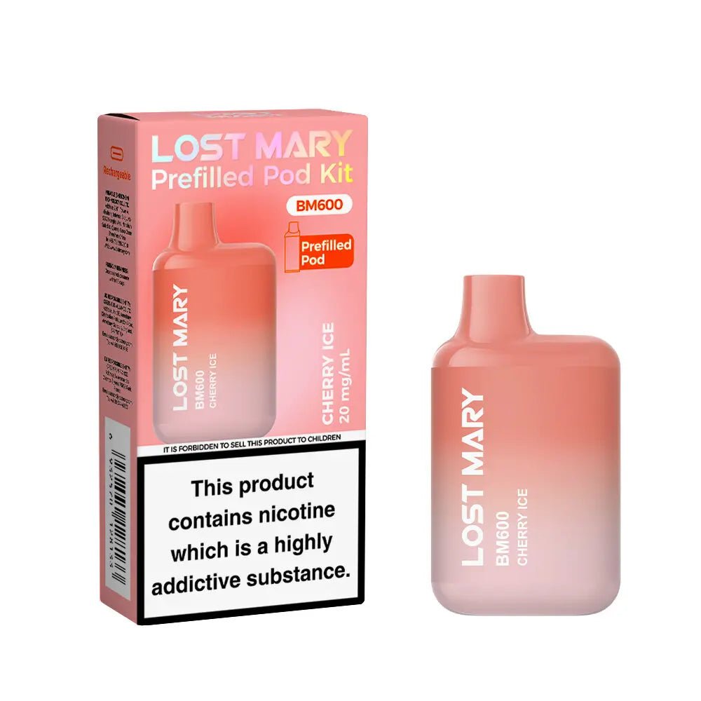 Lost Mary BM600 Pod Kit Box of 10 - Cherry Ice