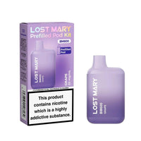 Lost Mary BM600 Pod Kit Box of 10 - Grape