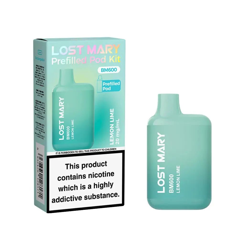 Lost Mary BM600 Pod Kit Box of 10 - Lemon Lime