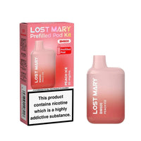 Lost Mary BM600 Pod Kit Box of 10 - Peach Ice