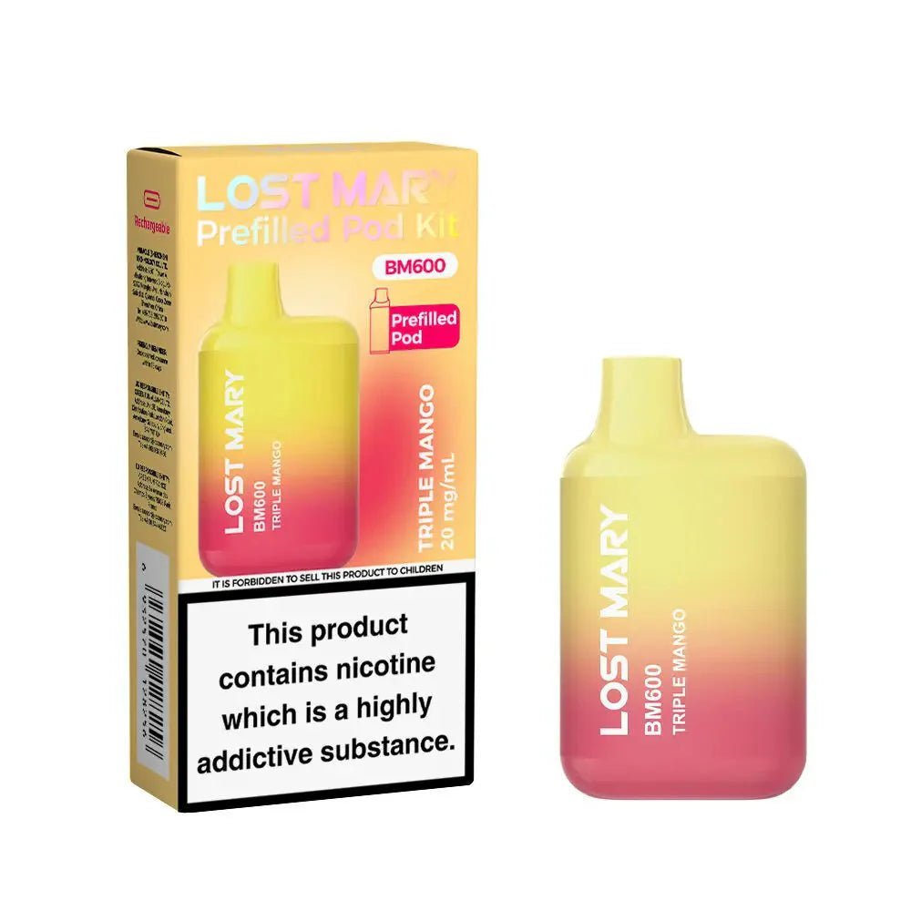 Lost Mary BM600 Pod Kit Box of 10 - Triple Mango