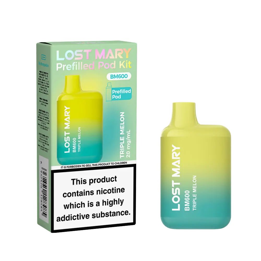 Lost Mary BM600 Pod Kit Box of 10 - Triple Melon