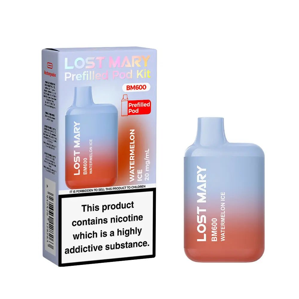 Lost Mary BM600 Pod Kit Box of 10 - Watermelon Ice
