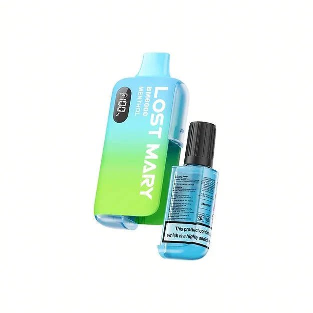 Lost Mary BM6000 Prefilled Disposable Vape Kit (Box of 5) - Menthol