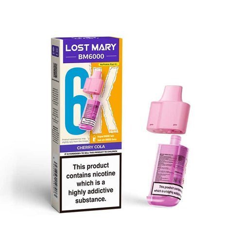 Lost Mary BM6000 Prefilled Pods Pack of 5 - Cherry Cola