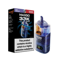 MAXGO 33k Prefilled Vape Kit Box of 5 - Grape Bubble Gum / Pomegranate Sour Gummy