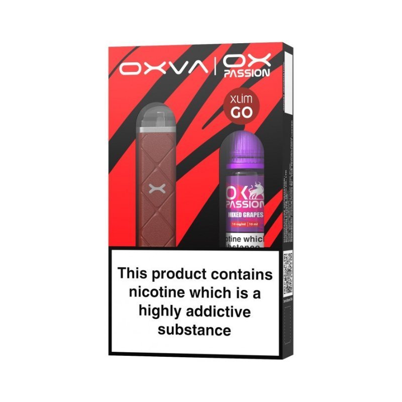 Oxva Xlim Go / Free Ox Passion Salt Pod Kit - Light Brown