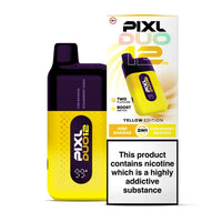 Pixl Duo 12000 Disposable Vape Box of 5 - Yellow Edition