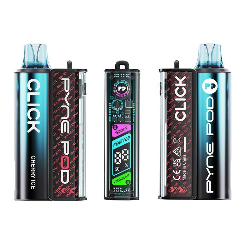Pyne Pod Click 10K Starter Kit Box of 5 - Cherry Ice