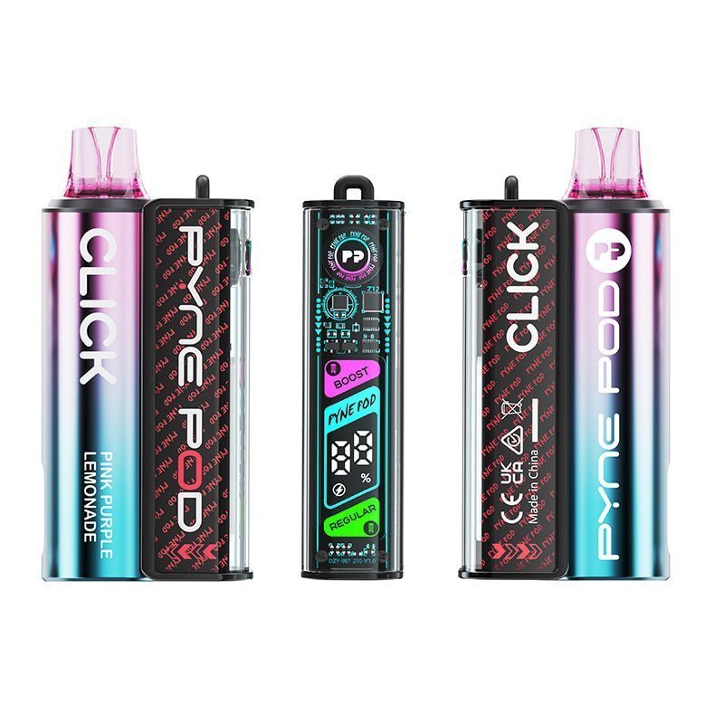 Pyne Pod Click 10K Starter Kit Box of 5 - Pink Purple Lemonade