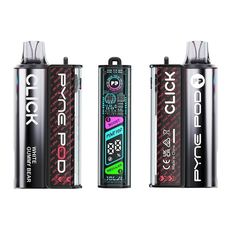 Pyne Pod Click 10K Starter Kit Box of 5 - White Gummy Bear