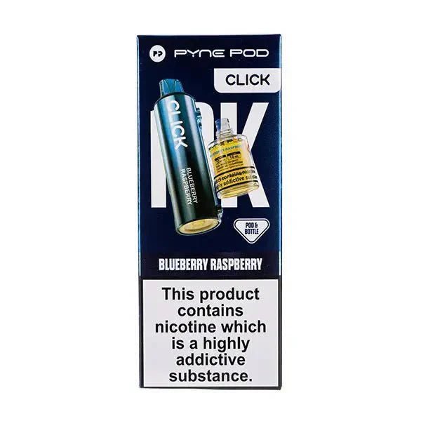 Pyne Pod Click 50k Replacement Pods Pack of 5 - Blueberry Raspberry