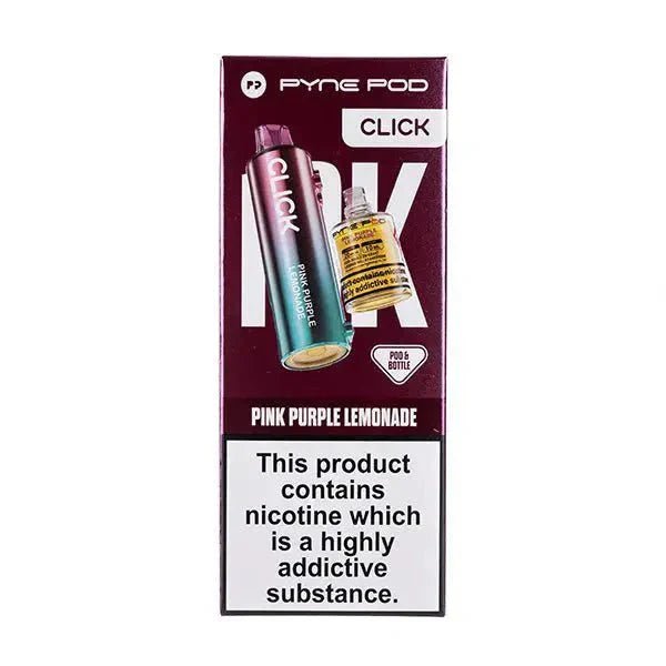 Pyne Pod Click 50k Replacement Pods Pack of 5 - Pink Purple Lemonade