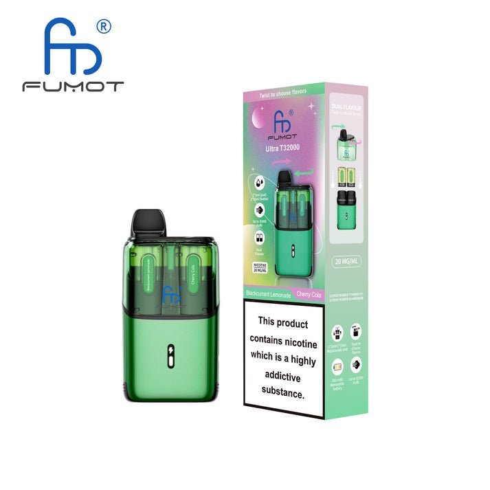 RandM Fumot T32000 Ultra Vape Kit Box of 5 - Blackcurrant Lemonade / Cherry Cola