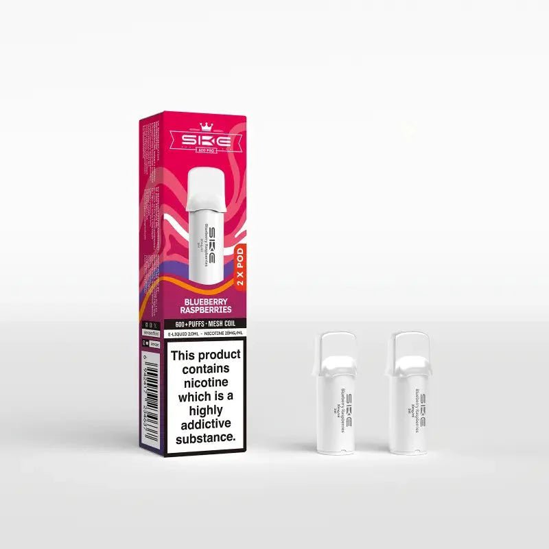 SKE 600 Pro Prefilled Pods Box of 10 - Blueberry Raspberry