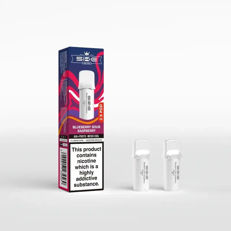 SKE 600 Pro Prefilled Pods Box of 10 - Blueberry Sour Raspberry