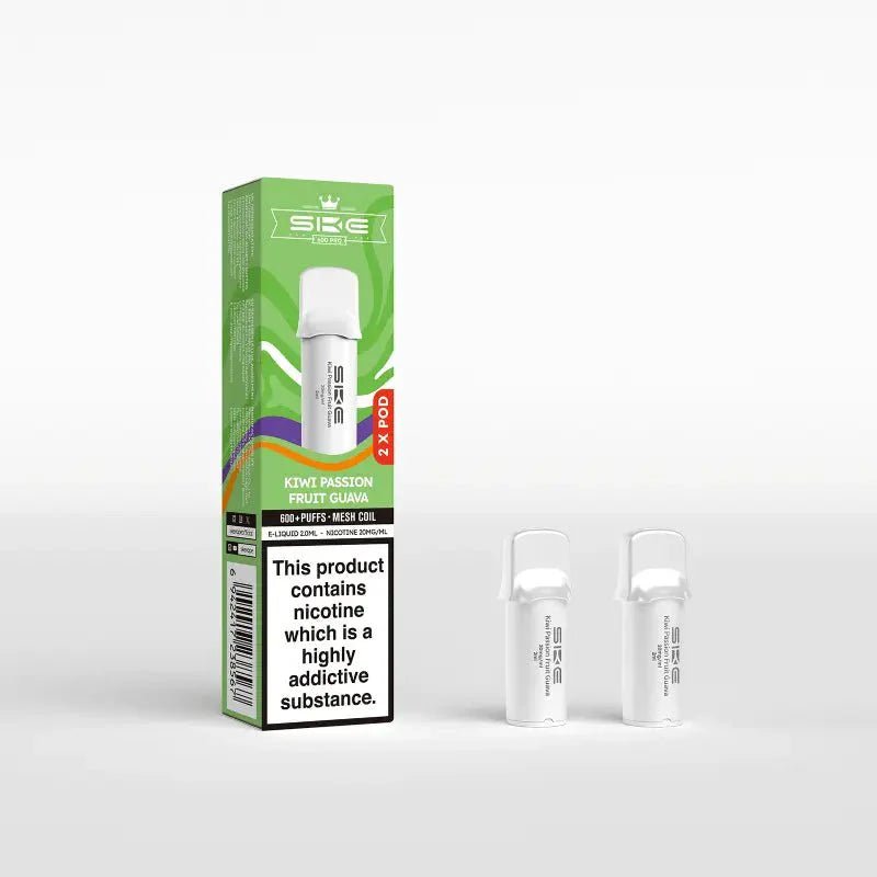 SKE 600 Pro Prefilled Pods Box of 10 - Kiwi Passionfruit Guava