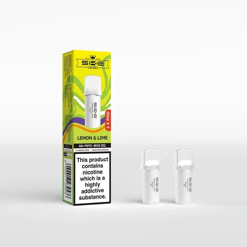 SKE 600 Pro Prefilled Pods Box of 10 - Lemon & Lime