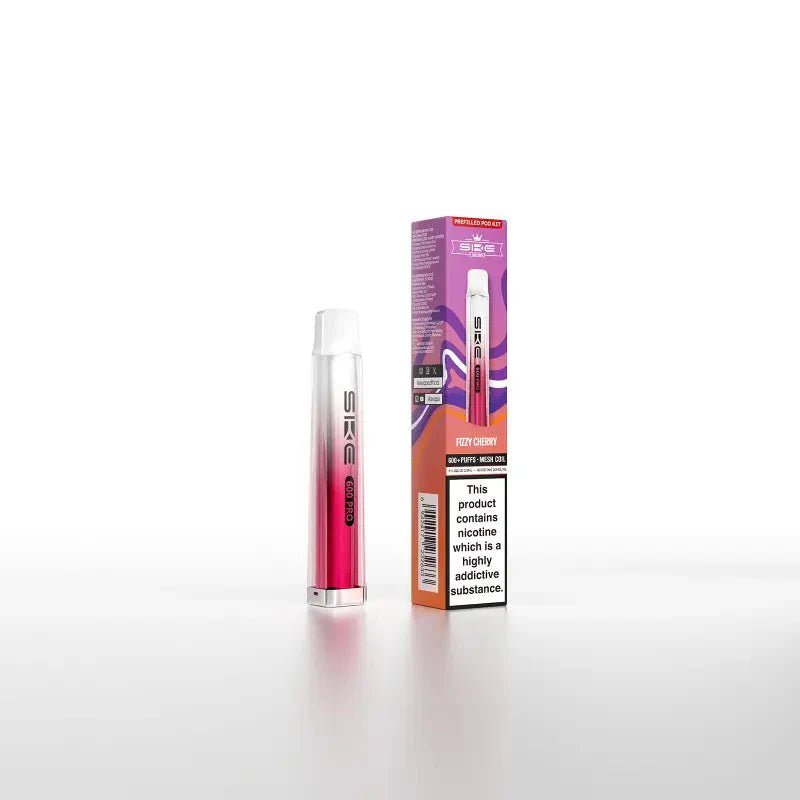 Ske Crystal Pro 600 Pod Kit Box of 10 - Fizzy Cherry