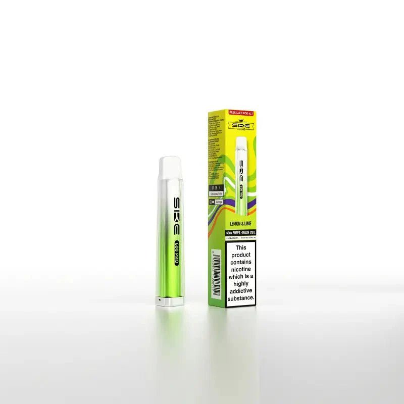 Ske Crystal Pro 600 Pod Kit Box of 10 - Lemon & Lime